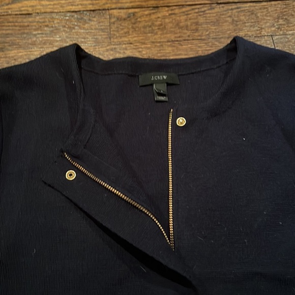 J. Crew Women’s Knit Sweater with a front zipper size S. - Picture 2 of 4